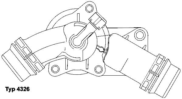 BorgWarner (Wahler) 4326.97D Motor Termostat - BMW 5 (E39) uyumlu