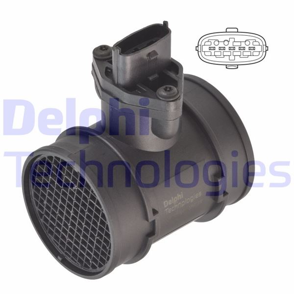 DELPHI AF10784-12B1 Motor Hava Kütle Ölçer (MAF Sensörü) - OPEL ASTRA G Hatchback (T98) uyumlu