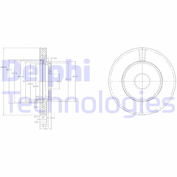 DELPHI BG2419 Fren Sistemleri Fren Diski - SAAB 900 I Combi Coupe uyumlu