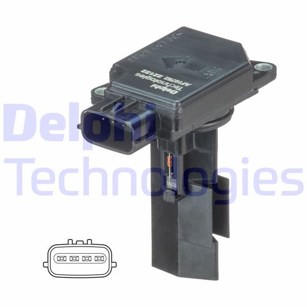 DELPHI AF10752-12B1 Motor Hava Kütle Ölçer (MAF Sensörü) - SUZUKI SPLASH (EX) uyumlu