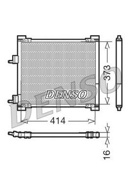 DENSO DCN10015 İklimlendirme Sistemi Klima Radyatörü - FORD KA (RB_) uyumlu