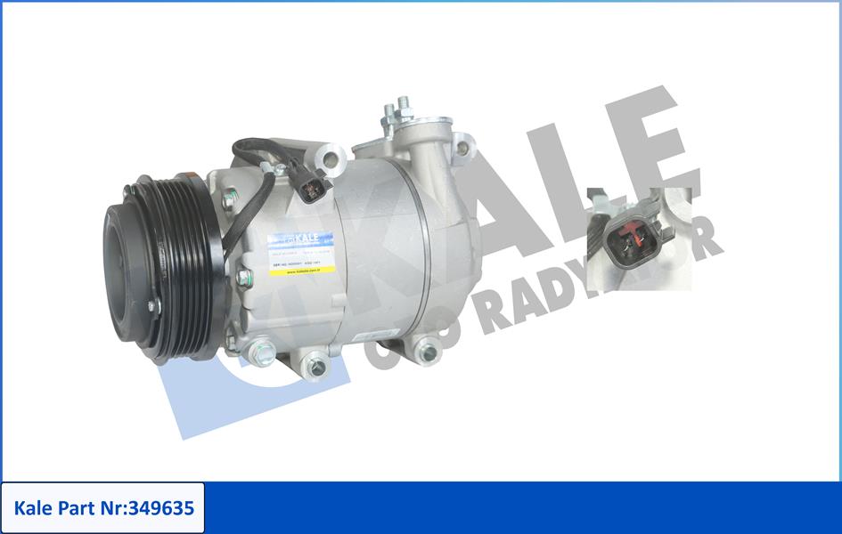 KALE OTO RADYATÖR 349635 İklimlendirme Sistemi Kompresör Parçaları - FORD C-MAX (DM2) uyumlu