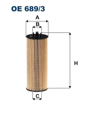 FILTRON OE 689/3 Motor Yağ Filtresi - JEEP GRAND CHEROKEE IV (WK, WK2) uyumlu