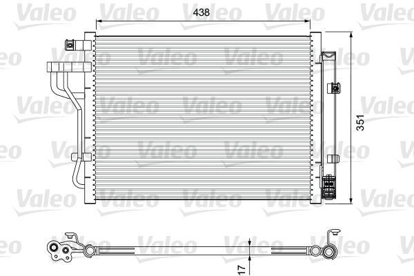 VALEO 814399 İklimlendirme Sistemi Klima Radyatörü - KIA PICANTO II (TA) uyumlu