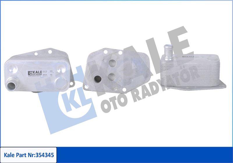 KALE OTO RADYATÖR 354345 Motor Yağ Soğutucusu - BMW 3 (E46) uyumlu