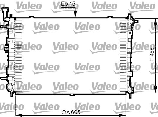 VALEO 735516 Soğutma Sistemi Su Soğutucu & Parçaları - HYUNDAI ELANTRA IV Sedan (HD) uyumlu