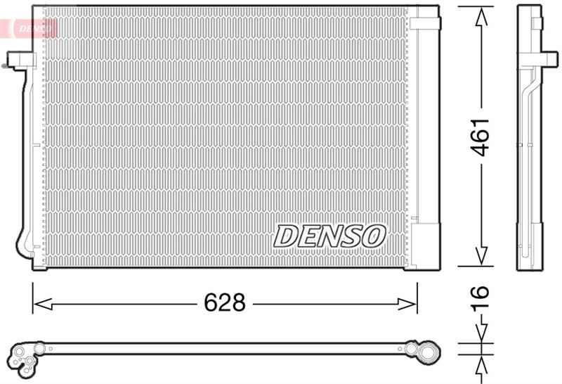 DENSO DCN05013 İklimlendirme Sistemi Klima Radyatörü - BMW X5 (E70) uyumlu
