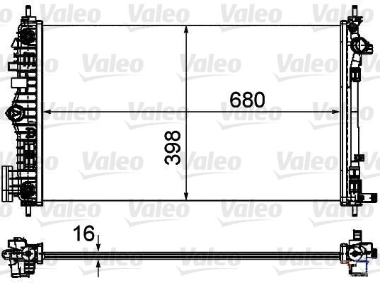 Radyatör - VALEO - 735484
