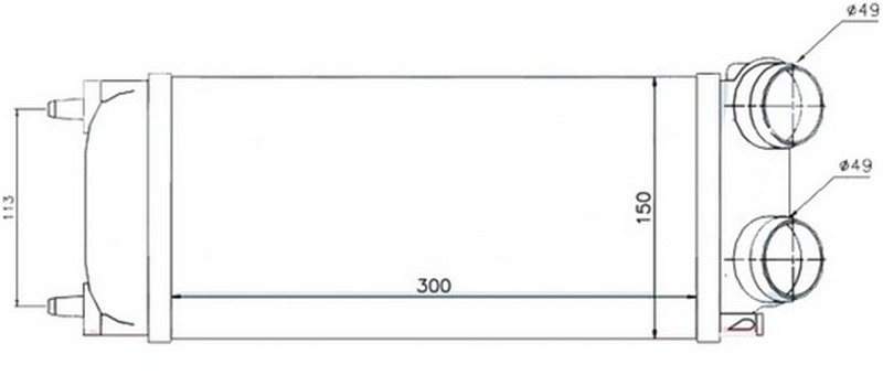 Turbo Radyatörü - IPE504088 Ürün Görseli