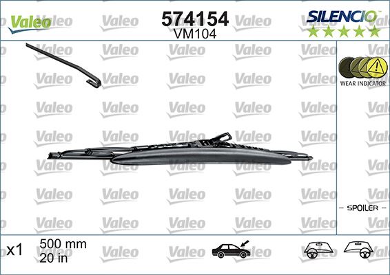 VALEO 574154 Kaporta & Gövde Parçaları Cam Silecek Mekanizması - PEUGEOT 106 I (1A, 1C) uyumlu