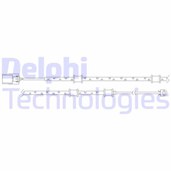 DELPHI LZ0254 Fren Sistemleri Aşınma Göstergesi - JAGUAR XF I (X250) uyumlu