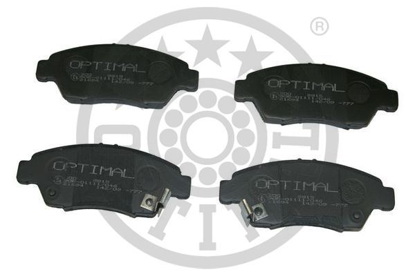 OPTIMAL BP-09815 Fren Sistemleri Fren Balatası - HONDA CRX III (EH, EG) uyumlu