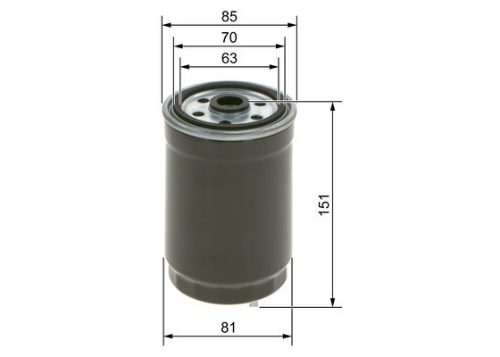 BOSCH 1 457 434 329 Yakıt Sistemi Yakıt Filtresi - VW PASSAT B5 (3B2) uyumlu