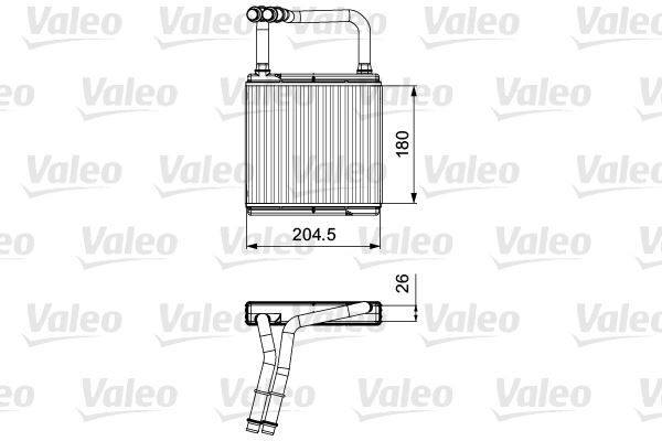 VALEO 811526 İklimlendirme Sistemi İç Mekan Isı Değiştirici - MERCEDES-BENZ E-SERISI T-Model (S211) uyumlu