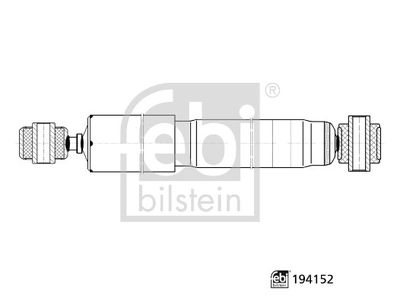 FEBI BILSTEIN 194152 Süspansiyon Sistemi Amortisör - CITROËN BERLINGO MULTISPACE (B9) uyumlu