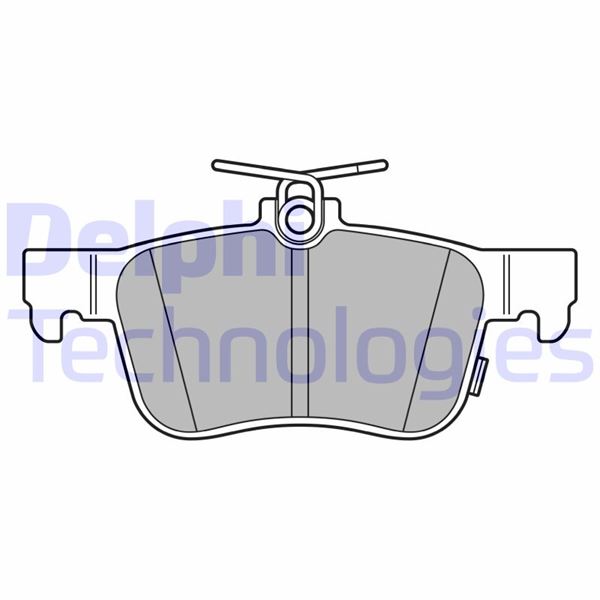 DELPHI LP3607 Fren Sistemleri Fren Balatası - FORD KUGA II (DM2) uyumlu