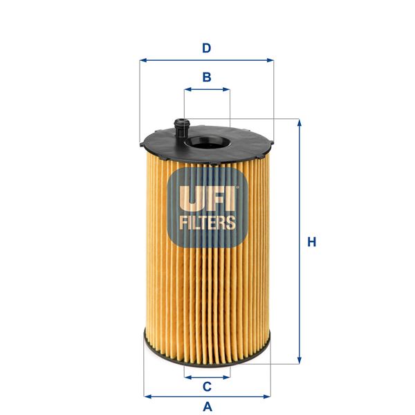 UFI 25.066.00 Motor Yağ Filtresi - LAND ROVER DISCOVERY IV (L319) uyumlu
