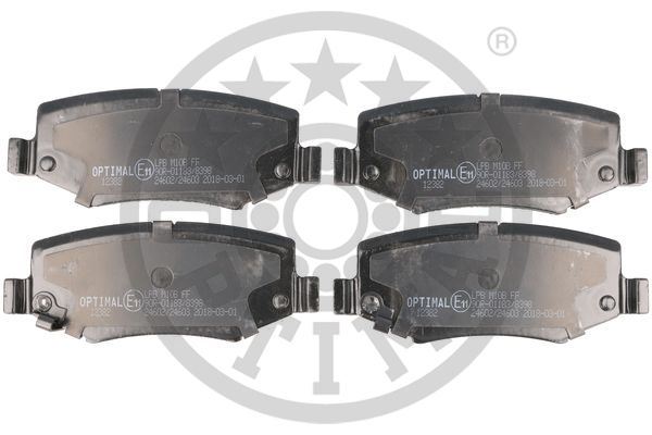 OPTIMAL BP-12382 Fren Sistemleri Fren Balatası - JEEP WRANGLER III (JK) uyumlu