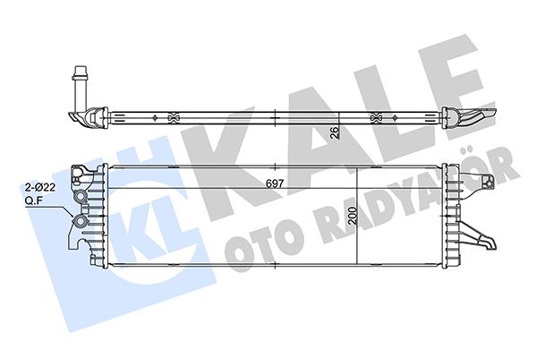 KALE OTO RADYATÖR 362665 Motor Basınç Regülatörü - VW TRANSPORTER T6 / CARAVELLE T6 Minibüs/Otobüs (SGB, SGJ, SHB, uyumlu