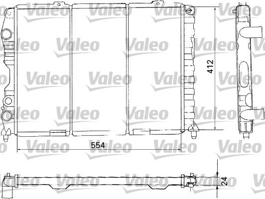 VALEO 731283 Soğutma Sistemi Su Soğutucu & Parçaları - ALFA ROMEO GTV (916_) uyumlu