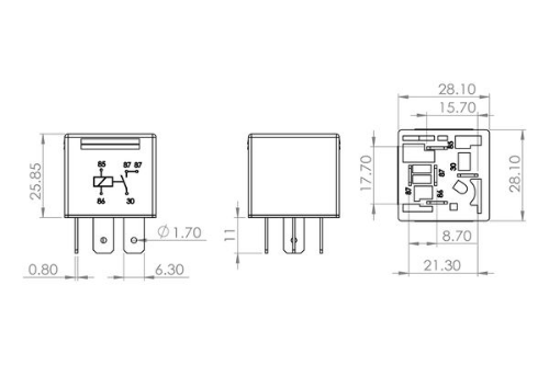 BOSCH 0 986 AH0 251 30-GRP-0 986 AH0 251 Ürün Görseli