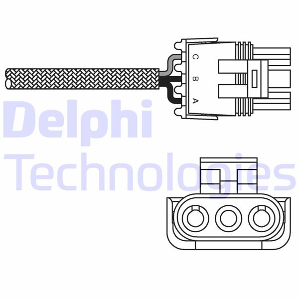 DELPHI ES10990-12B1 Emme & Egzoz Sistemi Egzoz Sensörleri - OPEL CORSA A Hatchback (S83) uyumlu