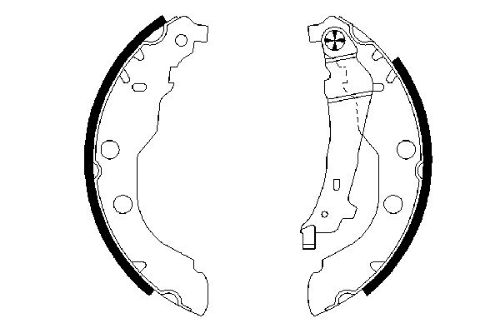 BOSCH 0 986 487 549 Fren Sistemleri Fren Pabucu - PEUGEOT 406 (8B) uyumlu