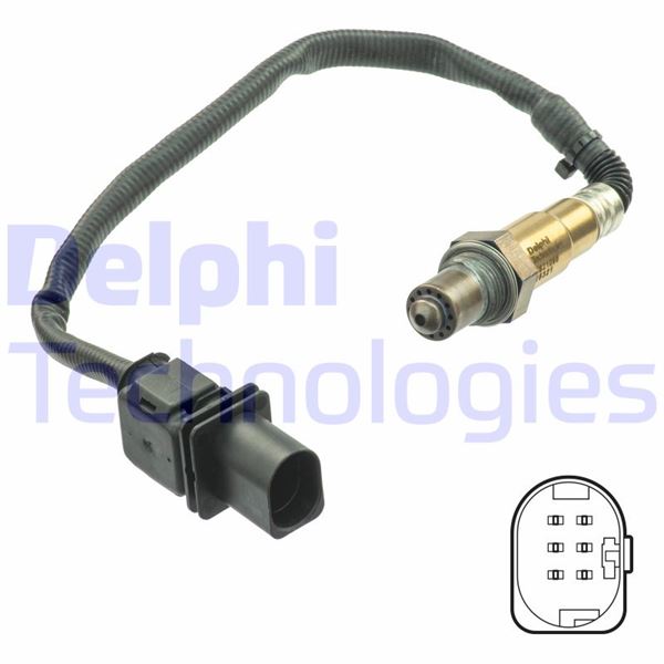 DELPHI ES21098-12B1 Emme & Egzoz Sistemi Egzoz Sensörleri - CITROËN C4 II (NC_) uyumlu