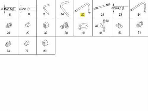 Hortum - MERCEDES ORIJINAL - A0014607424 Ürün Görseli