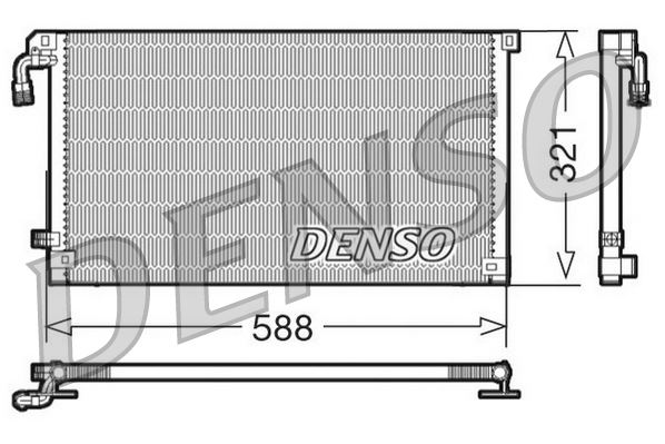 DENSO DCN07004 İklimlendirme Sistemi Klima Radyatörü - CITROËN SAXO (S0, S1) uyumlu