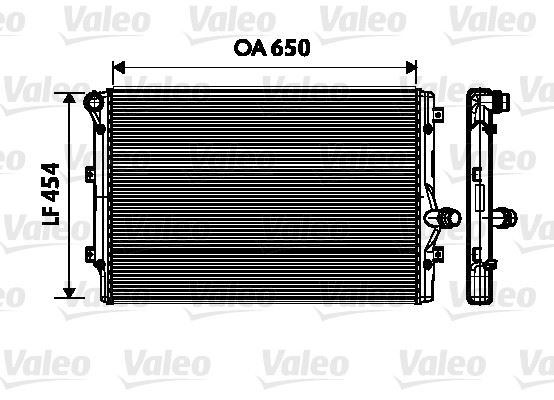 VALEO 734333 Soğutma Sistemi Su Soğutucu & Parçaları - VW PASSAT B7 (362) uyumlu