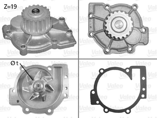 VALEO 506325 Motor Devirdaim - VOLVO 960 (964) uyumlu