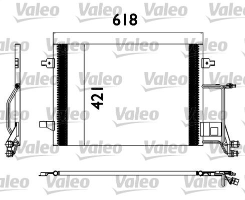 VALEO 817666 İklimlendirme Sistemi Klima Radyatörü - AUDI A4 B5 (8D2) uyumlu