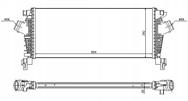 Turbo Radyatörü - IOP504030 Ürün Görseli