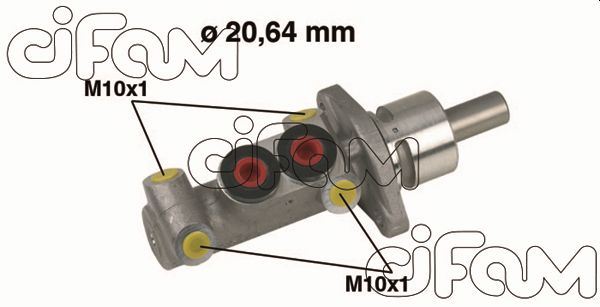 CIFAM 202-277 Fren Sistemleri Ana Fren Merkezi - VW GOLF II (19E, 1G1) uyumlu
