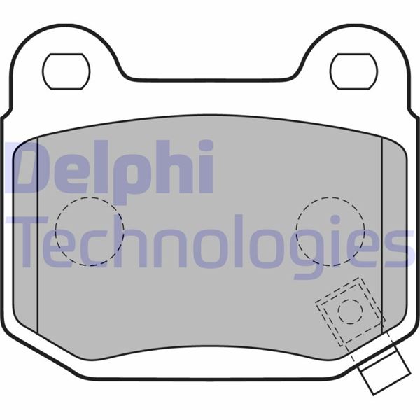 DELPHI LP1839 Fren Sistemleri Fren Balatası - SUBARU IMPREZA Sedan (GD) uyumlu