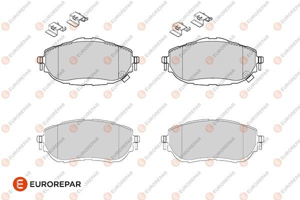 EUROREPAR 1682313580 Fren Sistemleri Fren Balatası - TOYOTA COROLLA Sedan (_E18_, ZRE1_) uyumlu