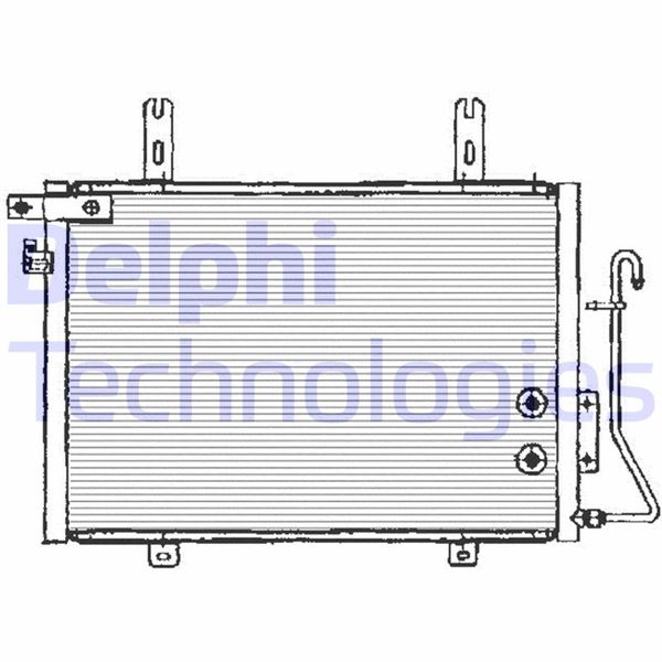 DELPHI TSP0225133 İklimlendirme Sistemi Klima Radyatörü - RENAULT KANGOO Express (FC0/1_) uyumlu