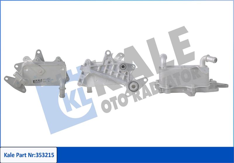 KALE OTO RADYATÖR 353215 Motor Yağ Soğutucusu - SKODA OCTAVIA III (5E3, NL3, NR3) uyumlu