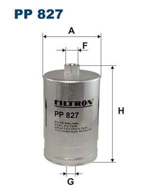 FILTRON PP 827 Yakıt Sistemi Yakıt Filtresi - ALFA ROMEO 75 (162_) uyumlu