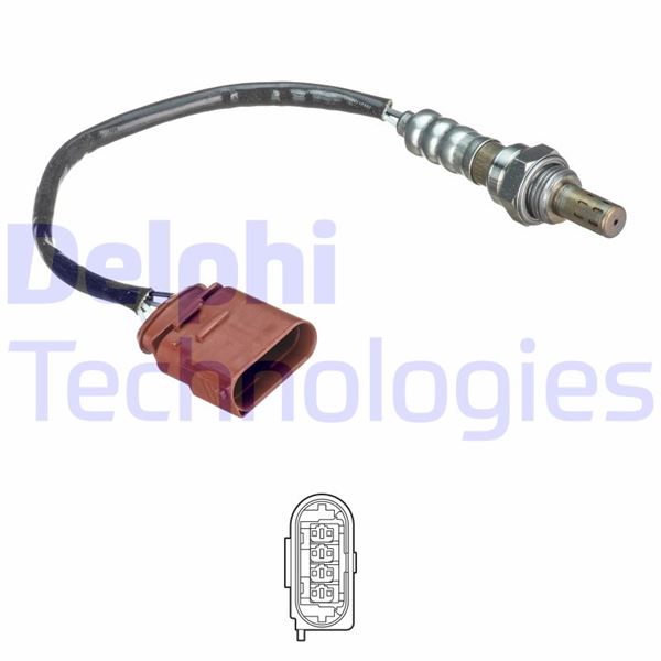 DELPHI ES21186-12B1 Emme & Egzoz Sistemi Egzoz Sensörleri - CHEVROLET AVEO / KALOS Sedan (T250, T255) uyumlu