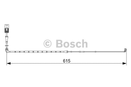 BOSCH 1 987 473 056 Fren Sistemleri Aşınma Göstergesi - LAND ROVER RANGE ROVER III (L322) uyumlu