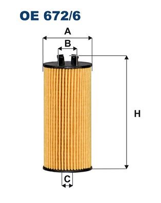 FILTRON OE 672/6 Motor Yağ Filtresi - MINI MINI (F56) uyumlu