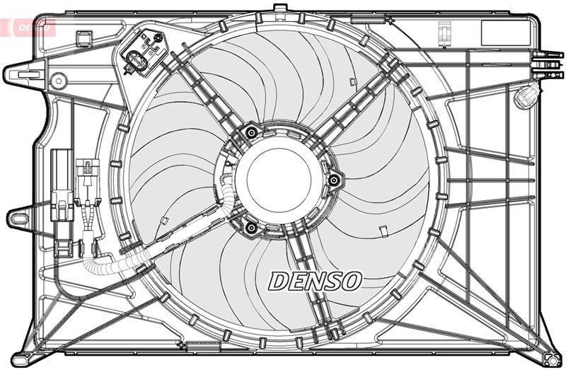 DENSO DER09073 Soğutma Sistemi Fan - JEEP RENEGADE SUV (BU, B1, BV) uyumlu