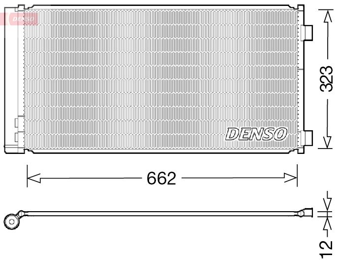 DENSO DCN05103 İklimlendirme Sistemi Klima Radyatörü - MINI MINI (R56) uyumlu