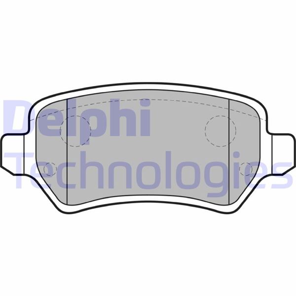 DELPHI LP2209 Fren Sistemleri Fren Balatası - OPEL MERIVA A MPV (X03) uyumlu