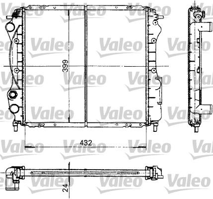 VALEO 730181 Soğutma Sistemi Su Soğutucu & Parçaları - RENAULT RAPID Kasa/büyük limuzin (F40_, G40_) uyumlu