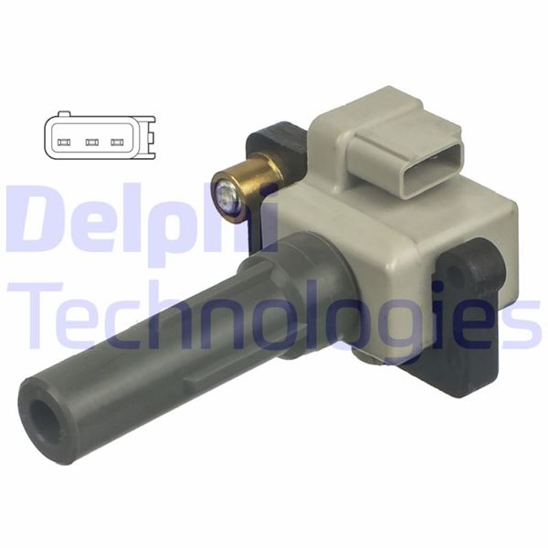 DELPHI GN10484-12B1 Ateşleme Sistemi Ateşleme Bobini - SUBARU IMPREZA Sedan (GE, GV) uyumlu