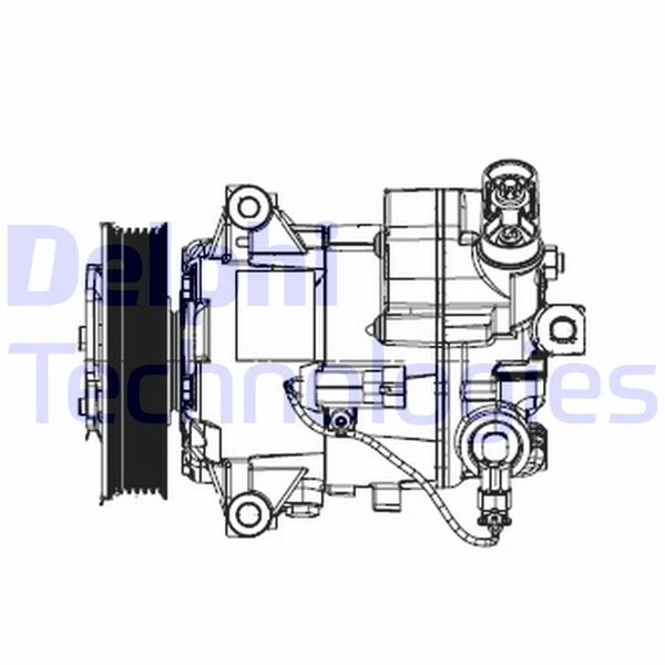 DELPHI TSP0155948 İklimlendirme Sistemi Kompresör Parçaları - OPEL ASTRA J Sports Tourer (P10) uyumlu