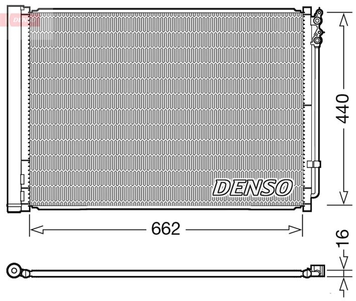 DENSO DCN05032 İklimlendirme Sistemi Klima Radyatörü - BMW 5 (F10) uyumlu
